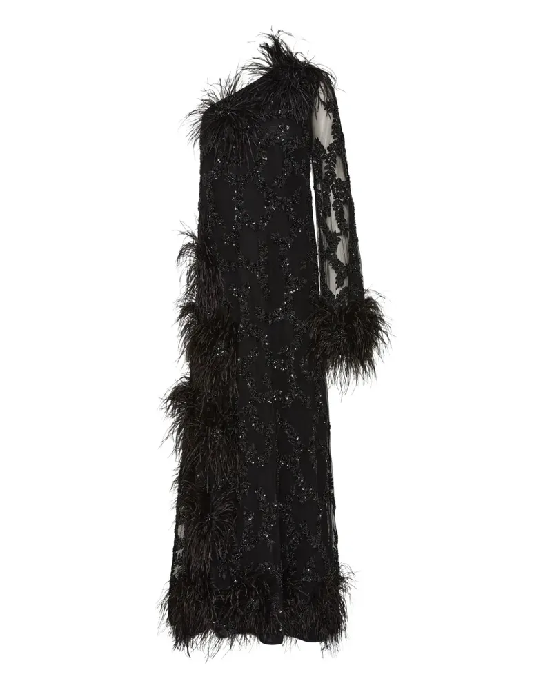 Rachel Gilbert Alby Abendkleid - Schwarz Schwarz