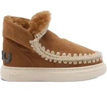 Stiefeletten aus Wildleder - Braun