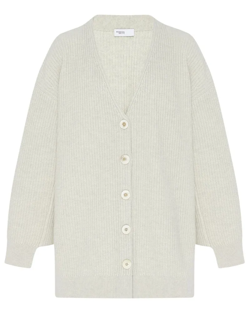 Rosetta Getty Gerippter Cardigan - Nude Nude