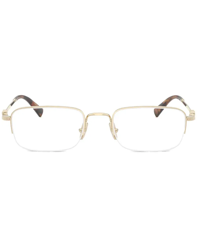 Miu Miu Brille mit eckigem Gestell - Gold Gold