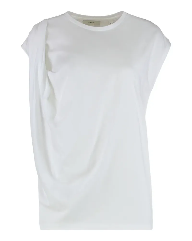 Vince draped T-shirt - Weiß Weiß