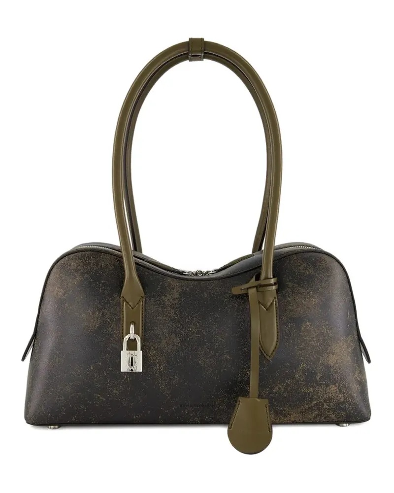 Stella McCartney Ryder Trompe O'Loeil Tote Bag mit Henkeln - Braun Braun