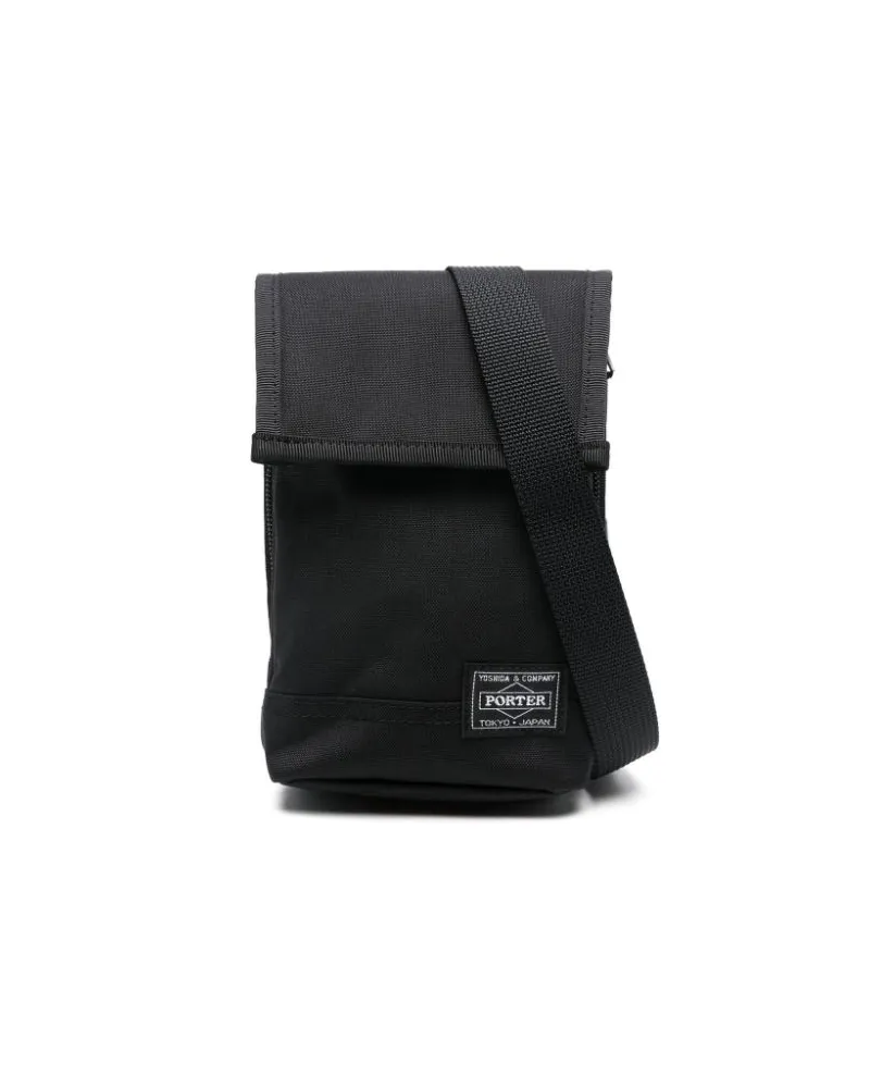 Comme des Garçons Kuriertasche mit Logo-Patch Schwarz