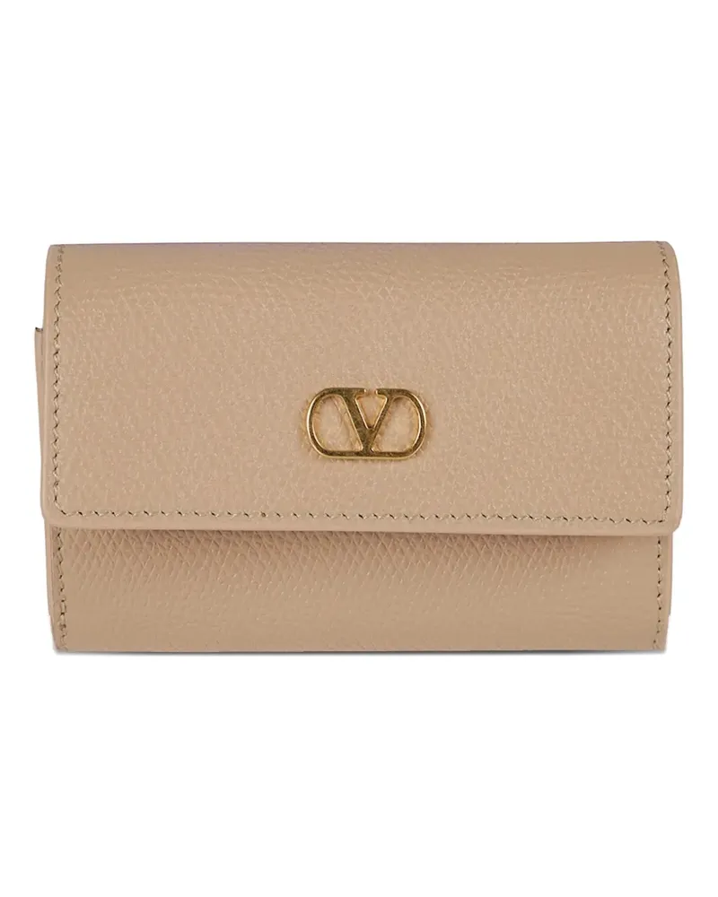 Valentino Garavani Portemonnaie mit VLogo - Nude Nude