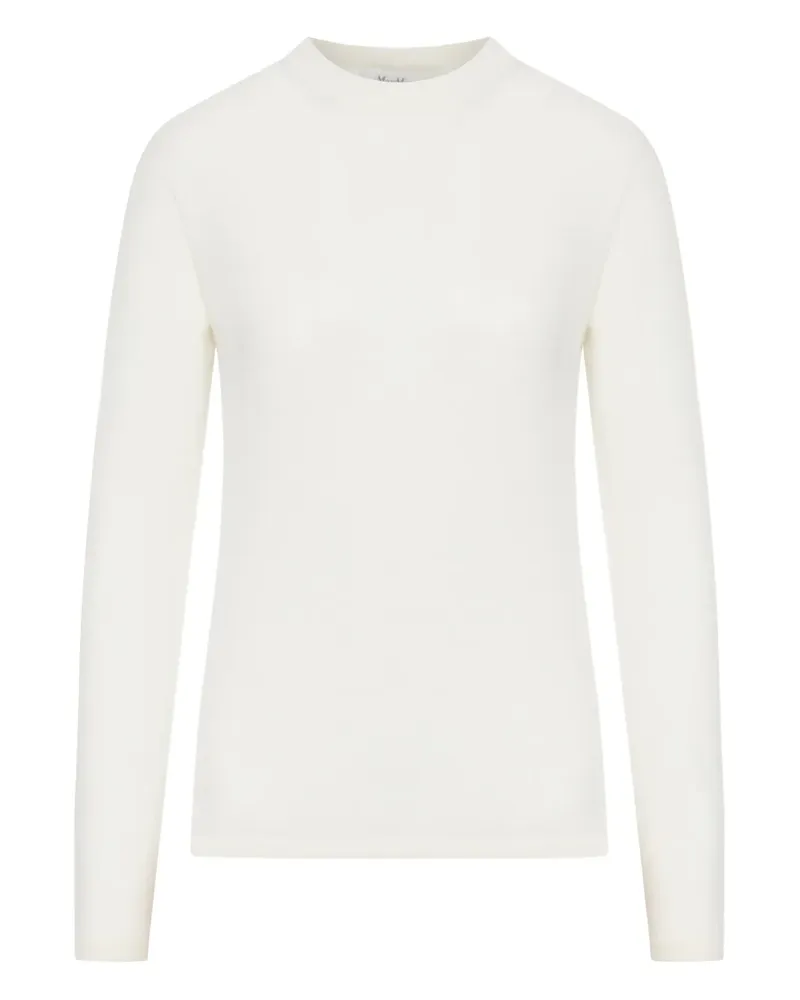 Max Mara T-Shirt aus Kaschmir - Weiß Weiß
