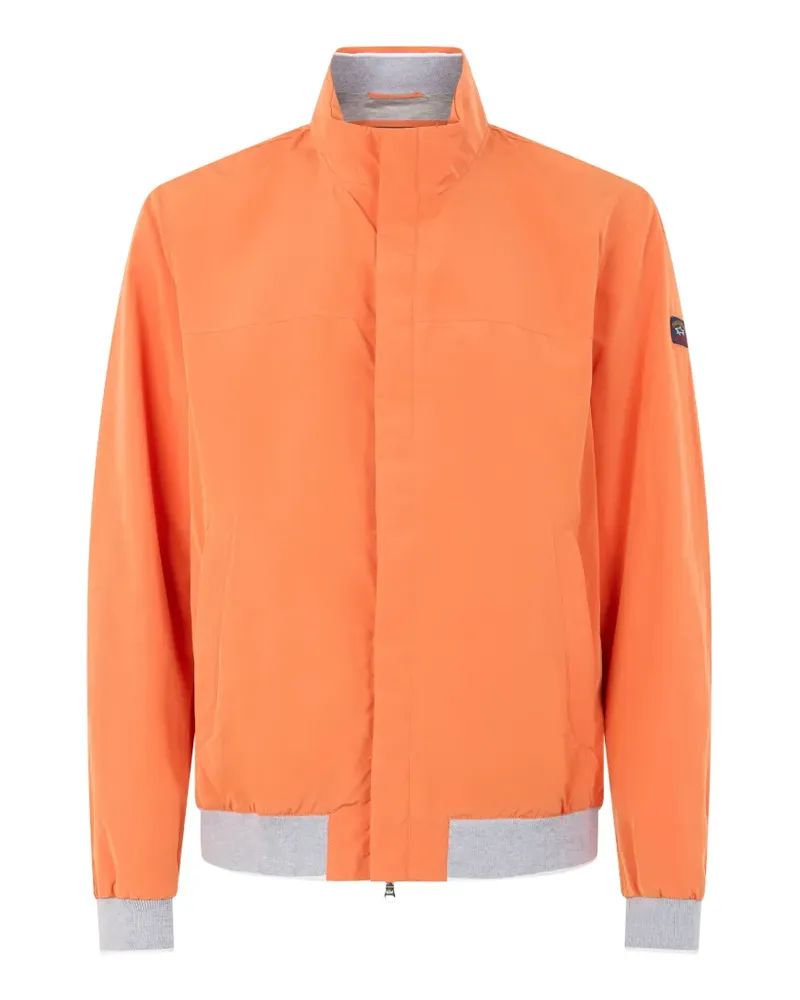 Paul & Shark zip-up high-neck jacket - Orange Orange