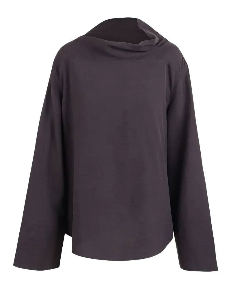 Soeur Laila Bluse mit U-Ausschnitt - Grau Grau