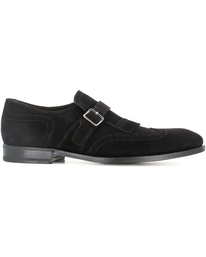 Henderson Monk-Schuhe aus Wildleder - Schwarz Schwarz