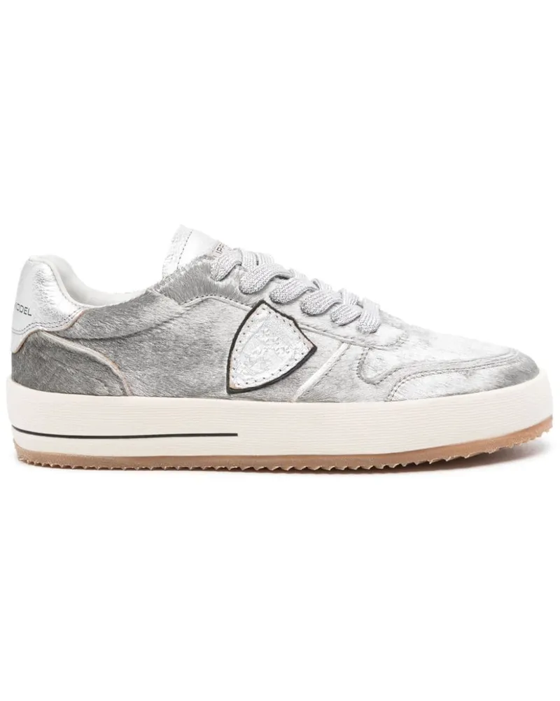 Philippe Model Nice Sneakers - Silber Silber
