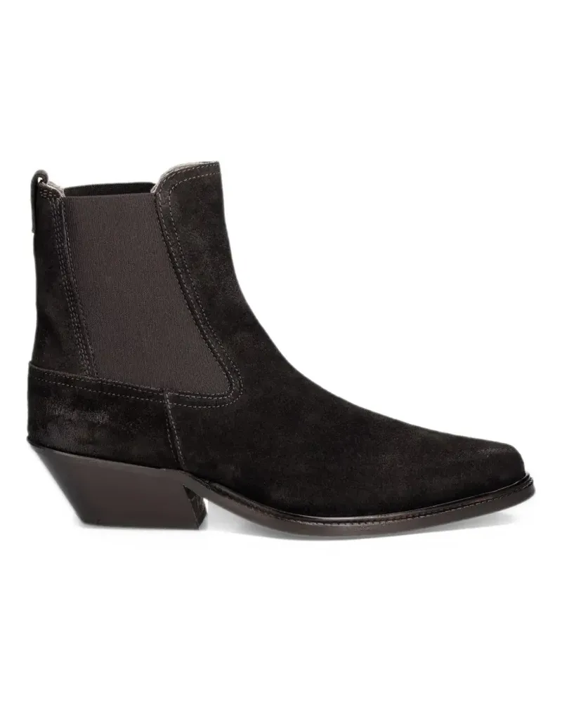 AllSaints Carter suede Chelsea boots - Schwarz Schwarz