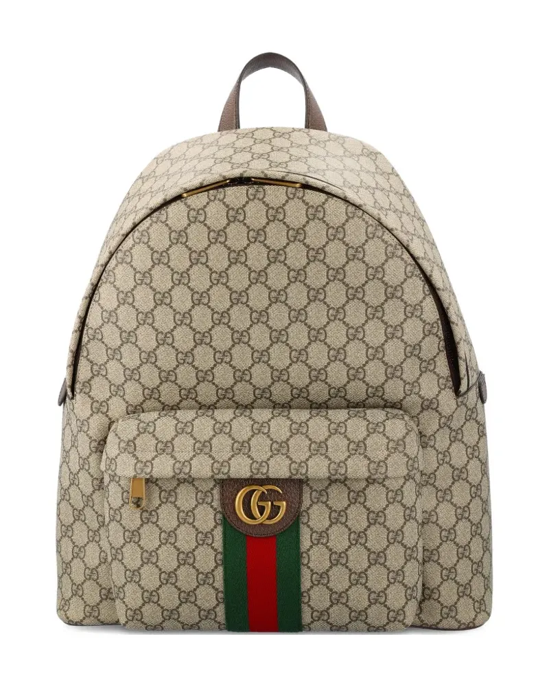 Gucci medium Ophidia backpack - Nude Nude