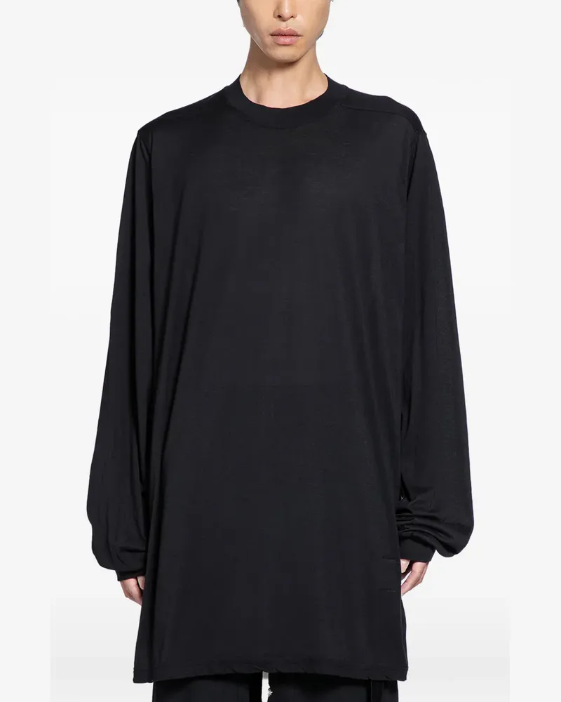 DRKSHDW by Rick Owens Jumbo Langarmshirt - Schwarz Schwarz