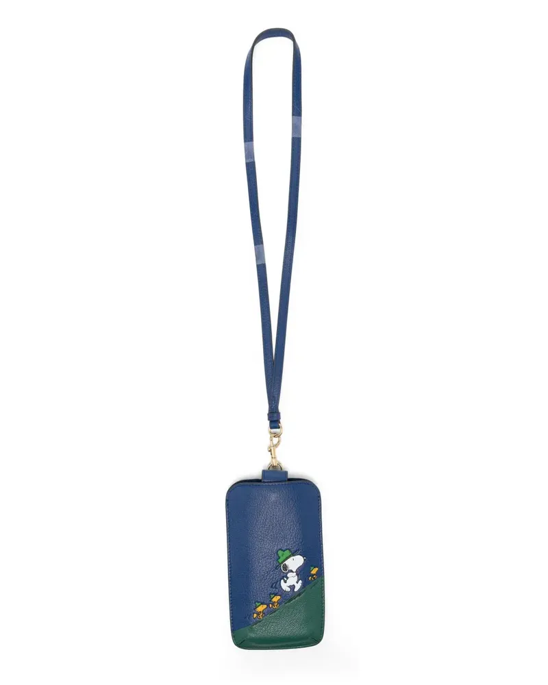 Anya Hindmarch x Peanuts Snoopy Clutch - Blau Blau
