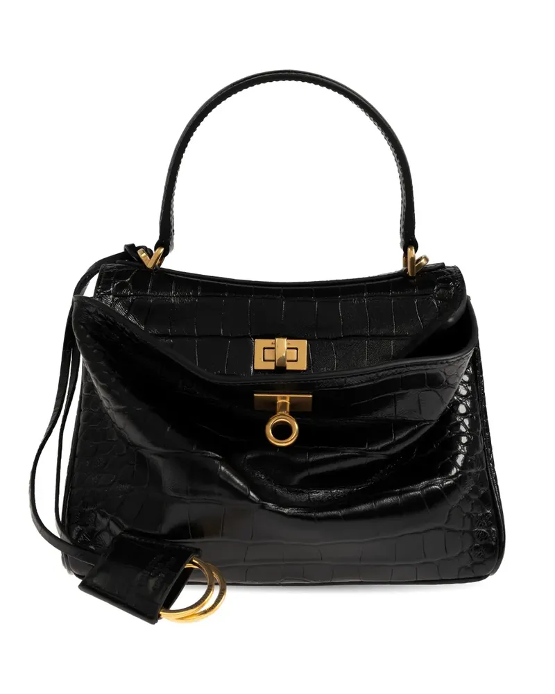 Balenciaga Mini Rodeo Tote Bag - Schwarz Schwarz