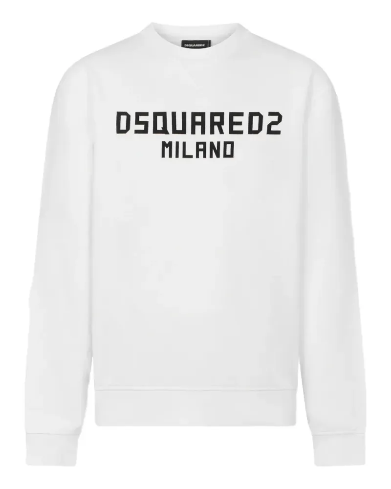 Dsquared2 Milano Sweatshirt mit Cool-Fit - Weiß Weiß