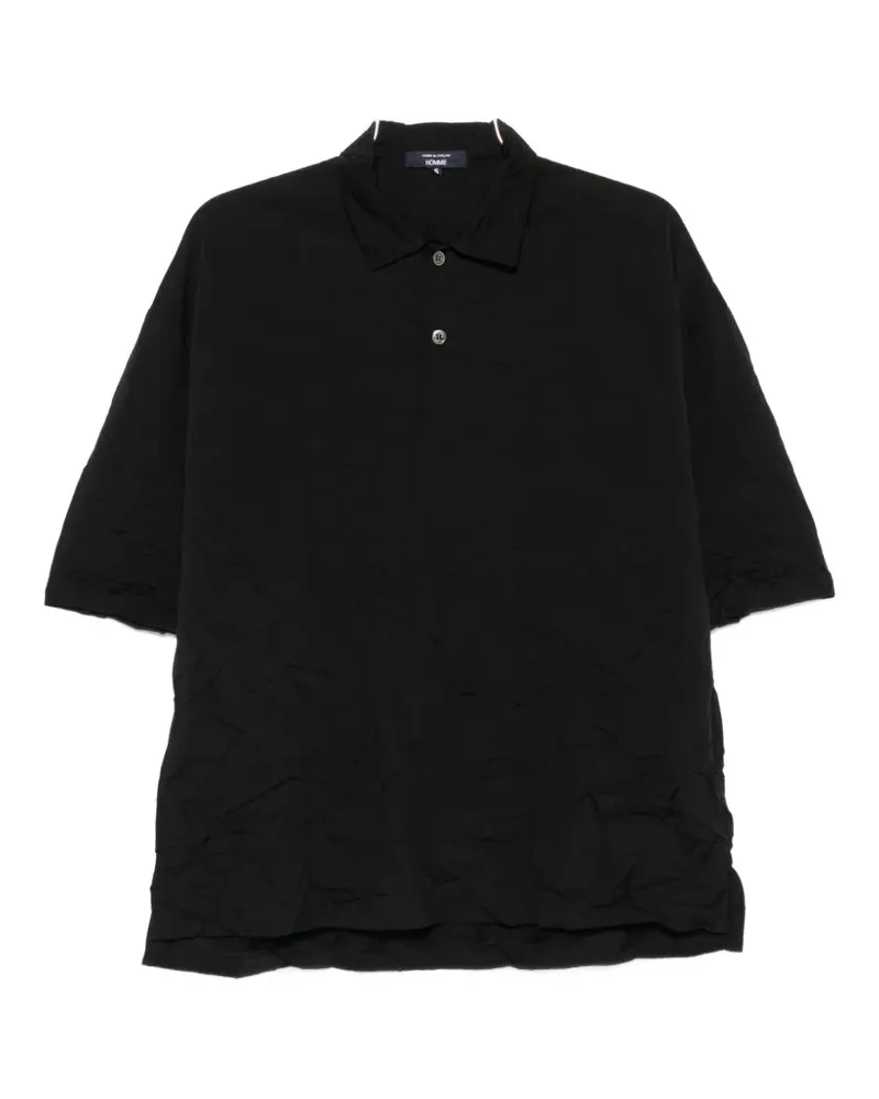 Comme des Garçons buttoned polo shirt - Schwarz Schwarz