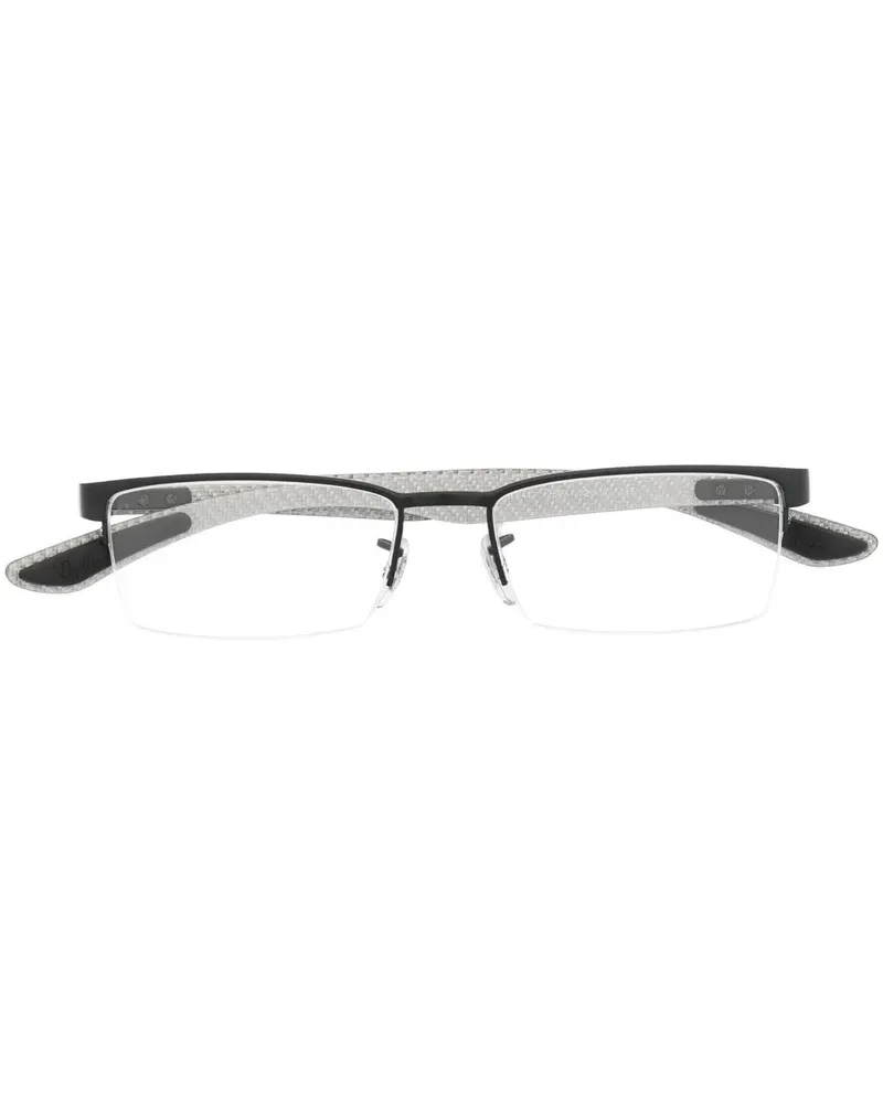 Ray Ban Brille mit eckigem Gestell - Silber Silber