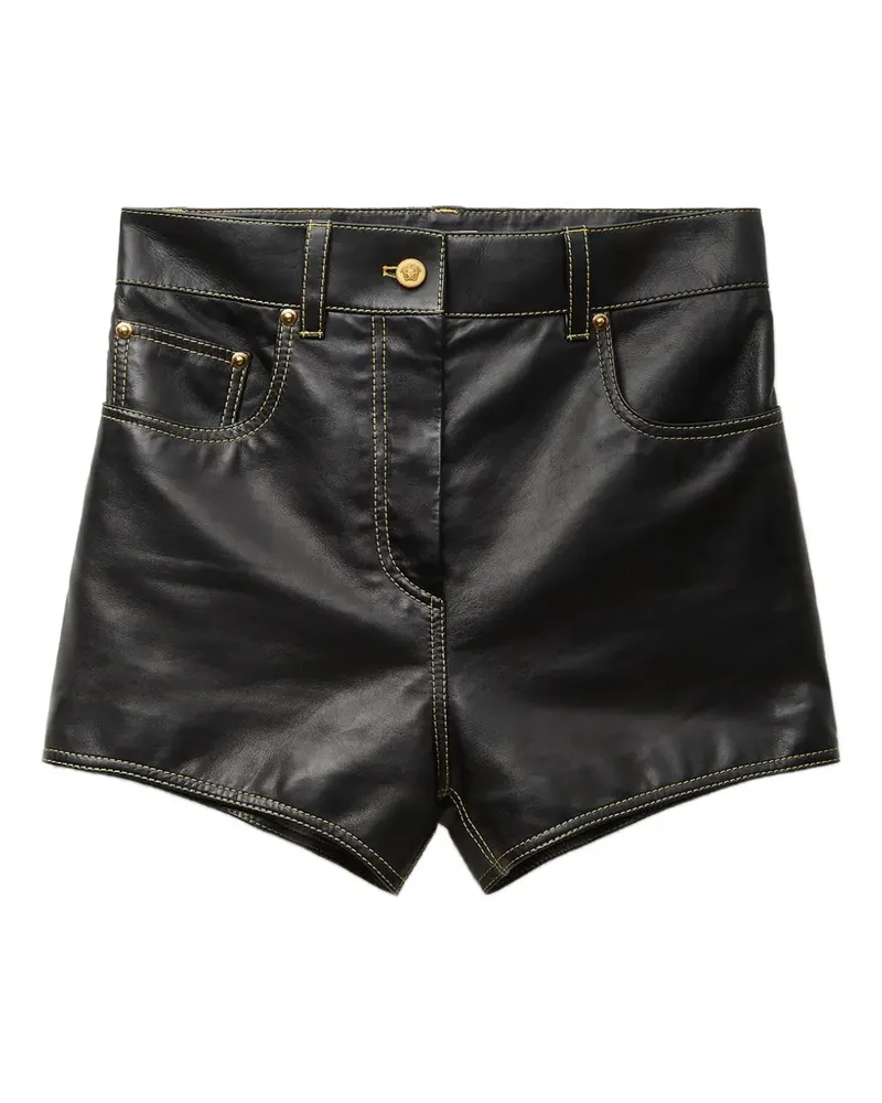Versace Nappa Shorts - Schwarz Schwarz