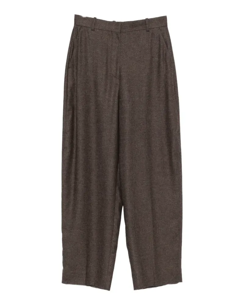 Totême Weite High-Waist-Hose - Braun Braun