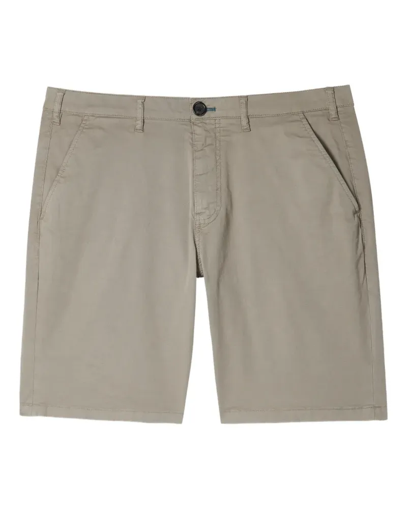 Paul Smith logo-patch chino shorts - Grau Grau