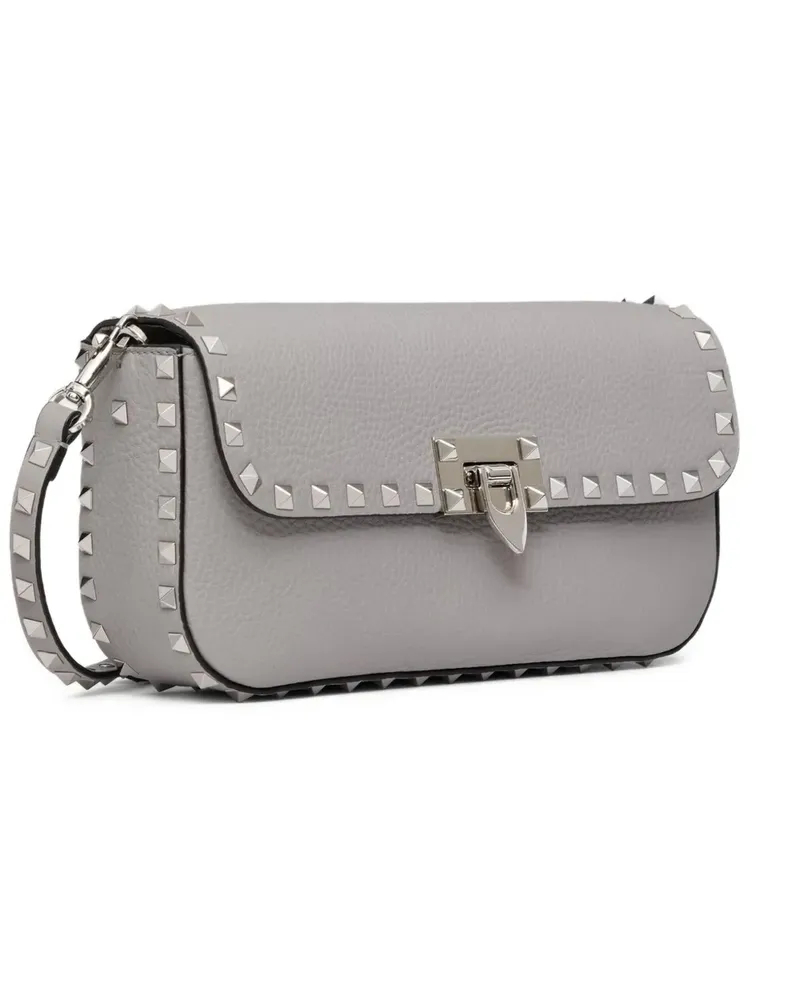 Valentino Garavani Rockstud Schultertasche - Grau Grau