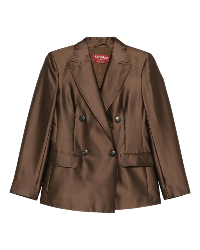 Max Mara double-breasted blazer - Braun Braun