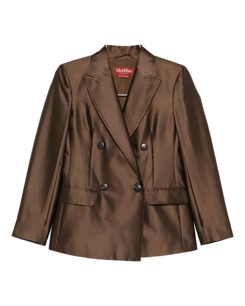 Max Mara double-breasted blazer - Braun Braun