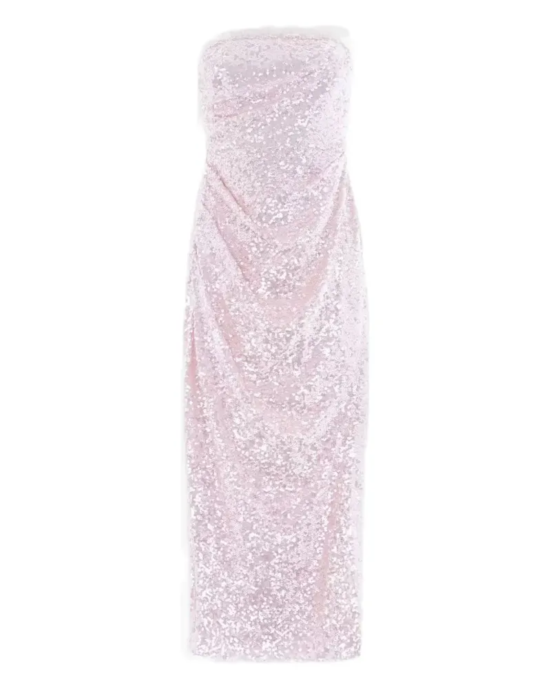 Needle & Thread Stellar sequin strapless dress - Rosa Rosa
