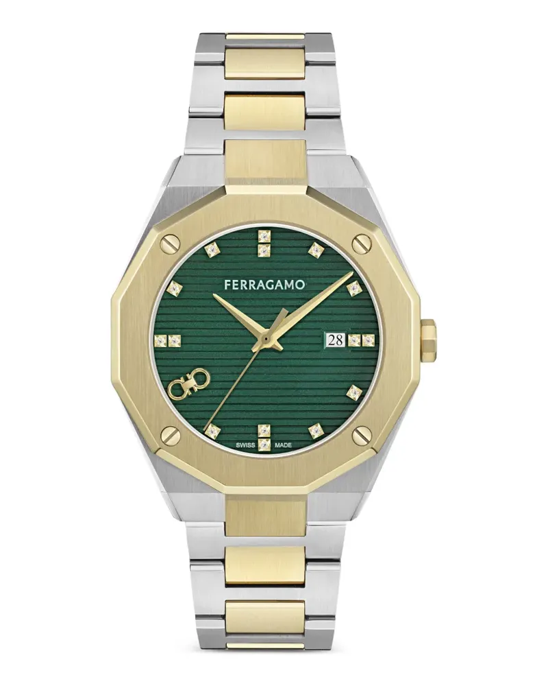 Ferragamo Versilia 3H 40mm watch - Grün Grün