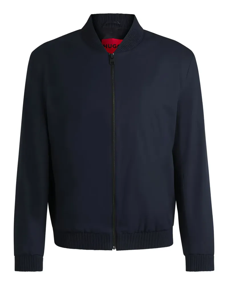HUGO BOSS Gerippte Jacke - Blau Blau