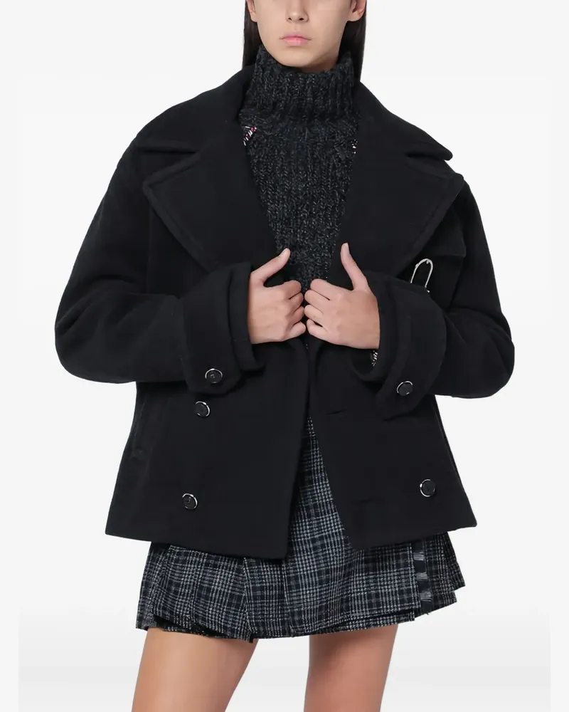 Durazzi Milano Jacke aus Wolle - Schwarz Schwarz