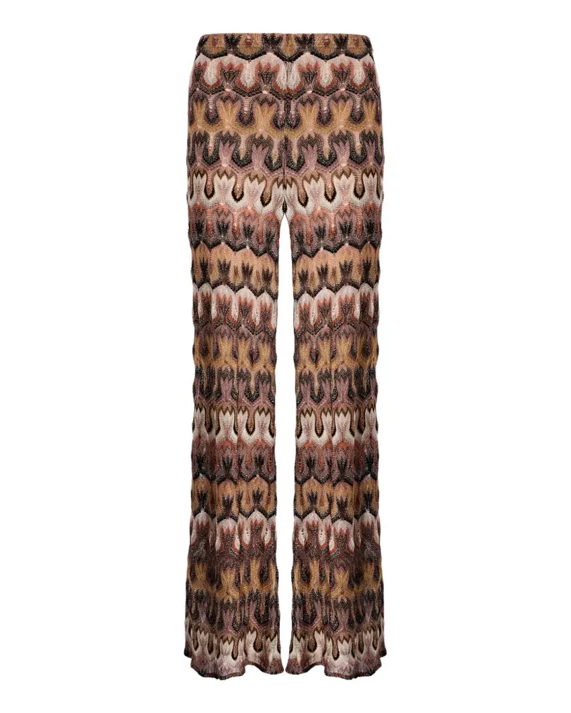 Missoni patterned trousers - Braun Braun