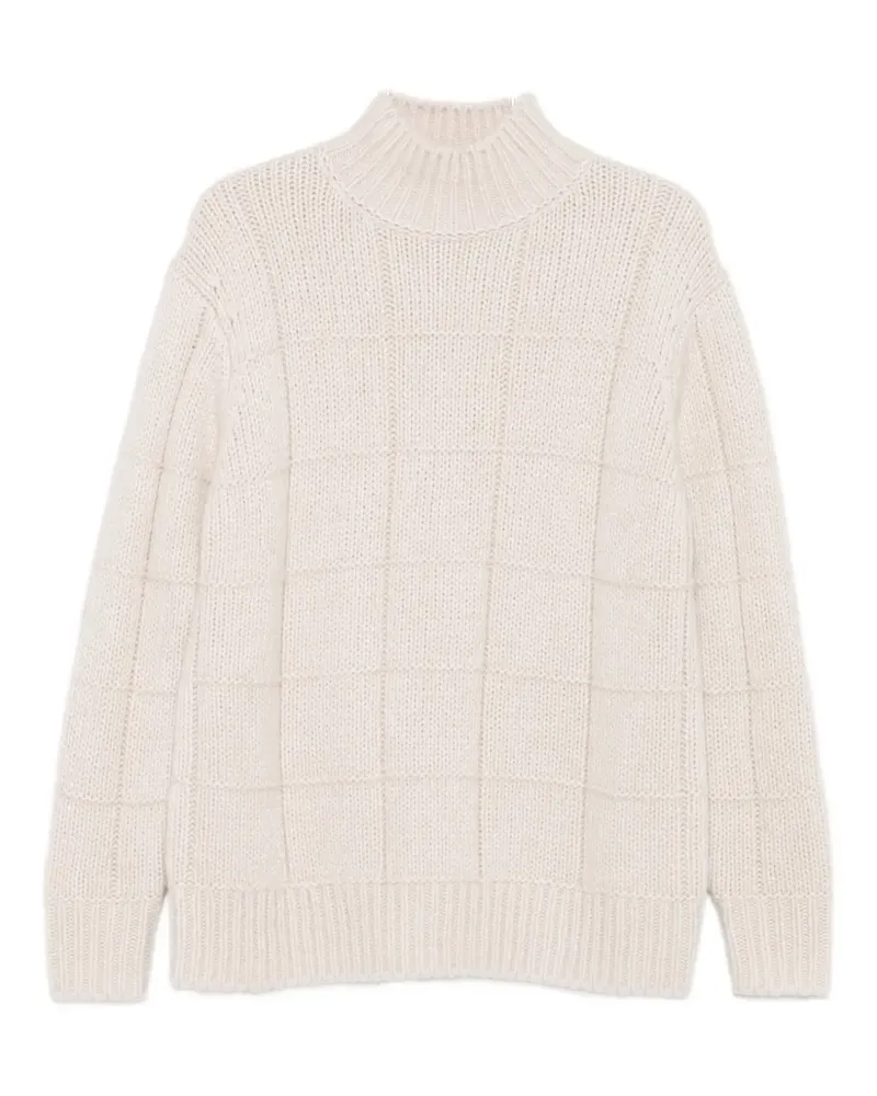 Iris von Arnim Pullover mit Gittermuster - Nude Nude