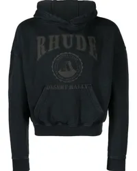 RHUDE Desert Valley Hoodie Schwarz