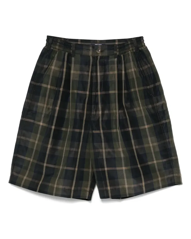 Comme des Garçons Karierte Shorts - Grün Grün