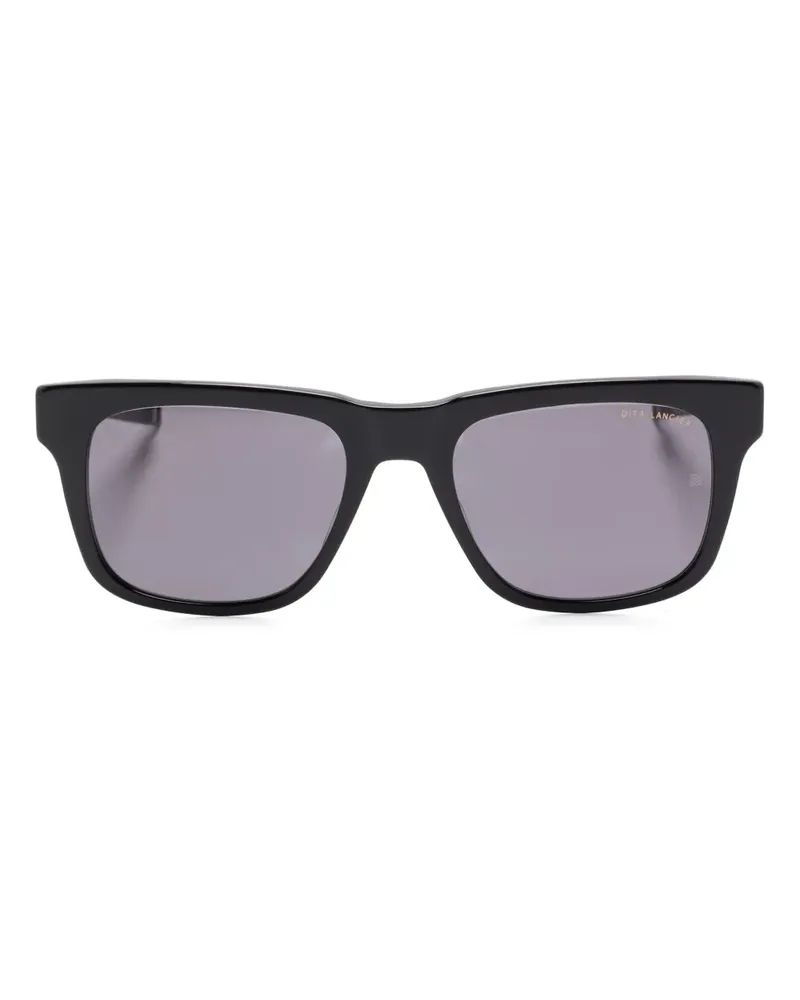 DITA Sonnenbrille mit eckigem Gestell - Schwarz Schwarz