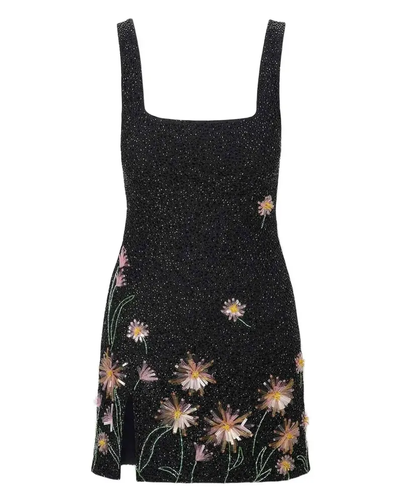 STAUD Le Sable mini dress - Schwarz Schwarz