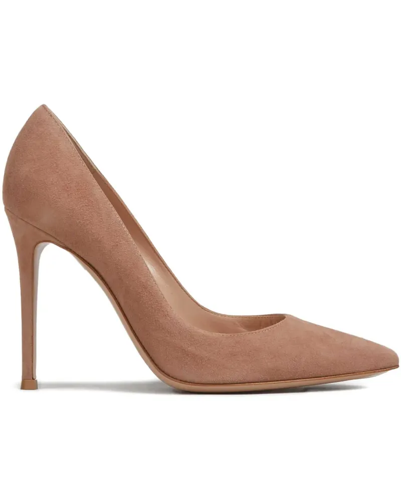 Gianvito Rossi Spitze Pumps - Nude Nude