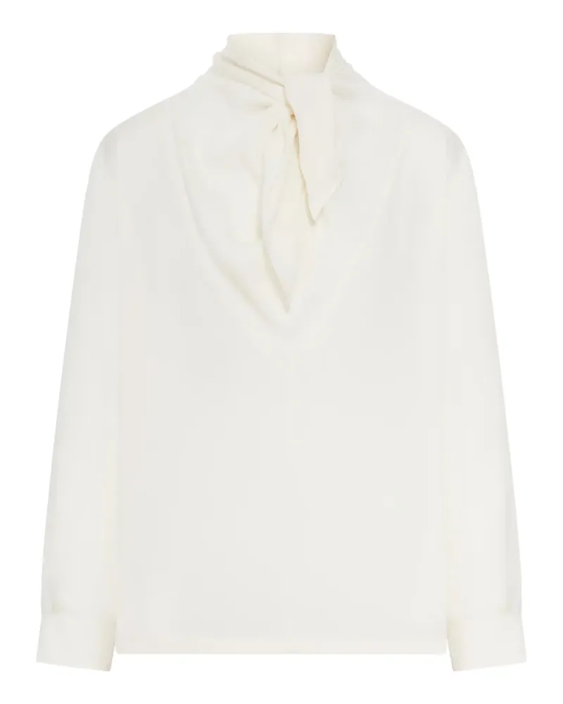 Max Mara tie-neck blouse - Nude Nude