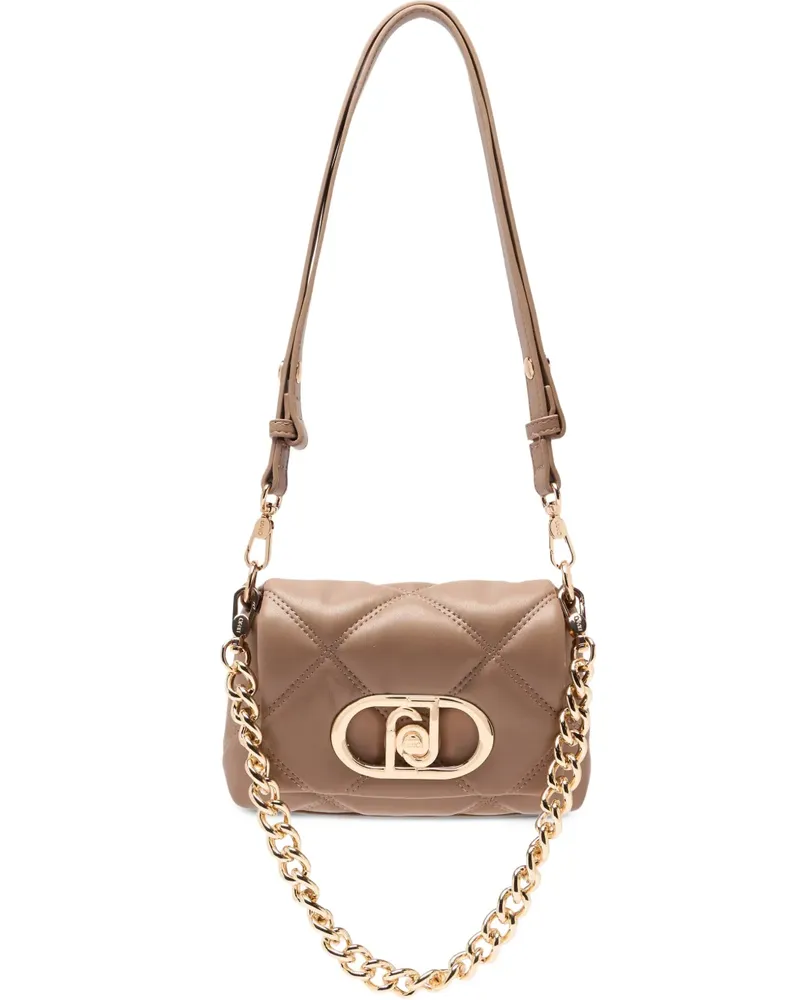 Liu Jo Kleine LaPuffy Schultertasche mit Steppung - Nude Nude