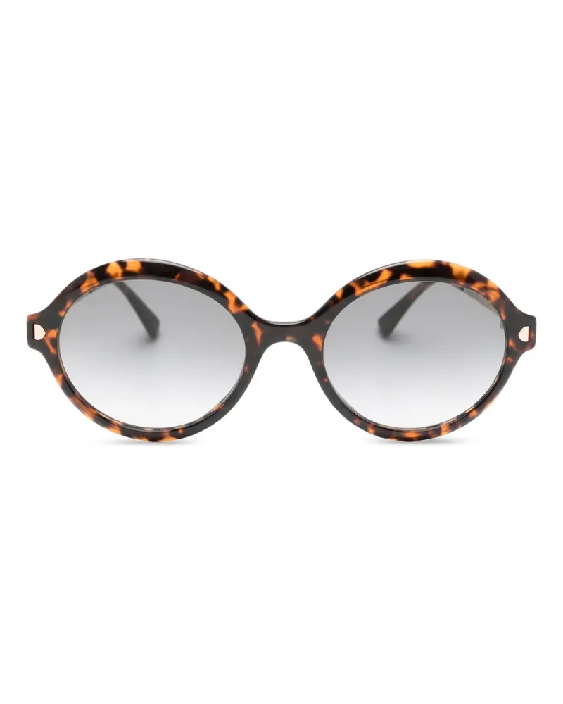 Mykita Noomi Sonnenbrille mit rundem Gestell - Braun Braun