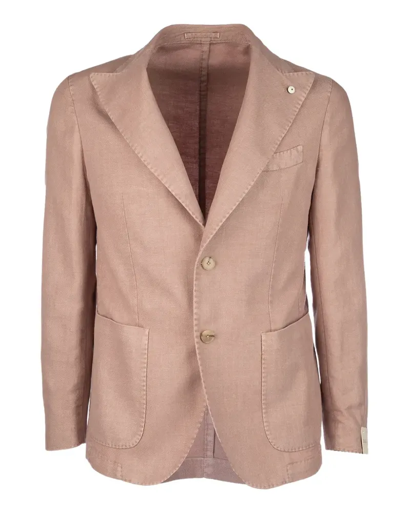 Luigi Bianchi Mantova Einreihiges Sakko - Rosa Rosa