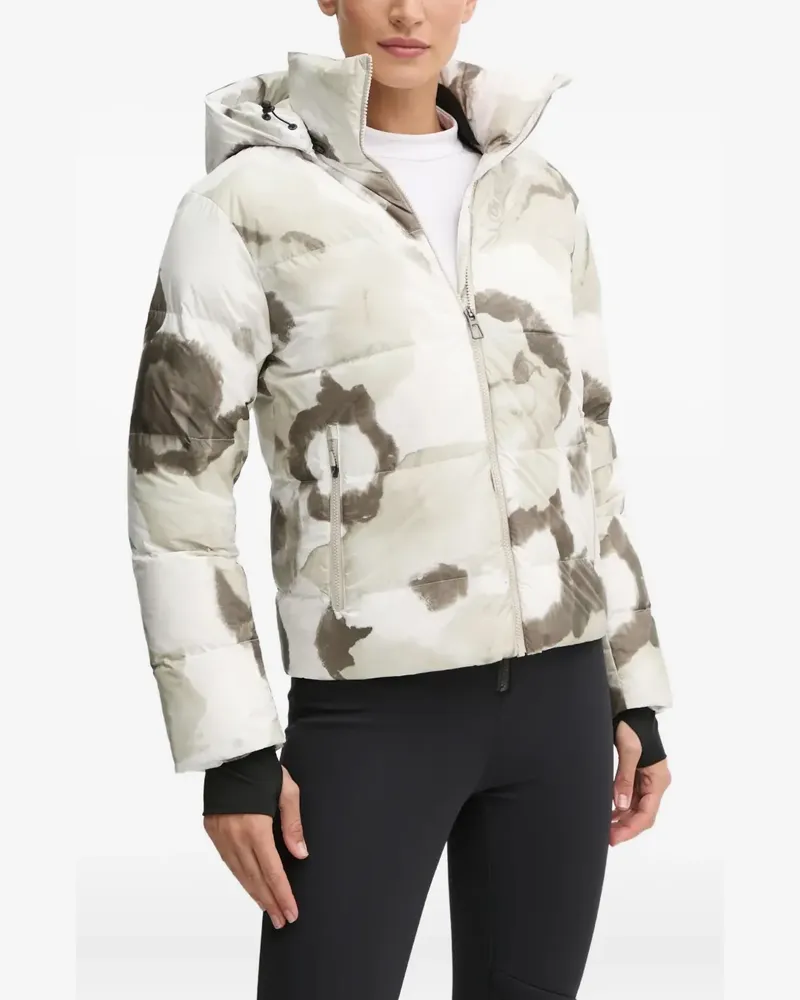 Colmar Gemusterte Skijacke mit Kapuze - Weiß Weiß