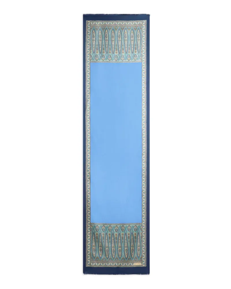 Etro paisley-pattern scarf - Blau Blau