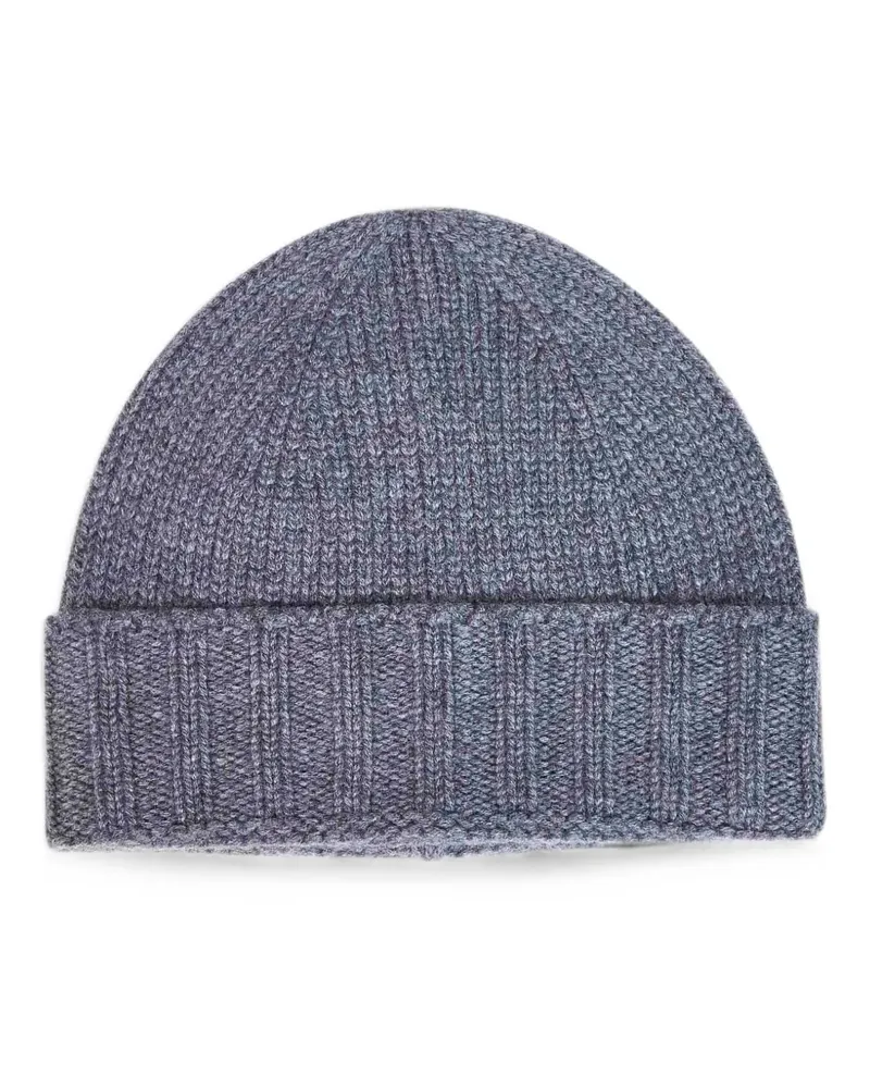 D4.0 ribbed-knit beanie hat - Grau Grau