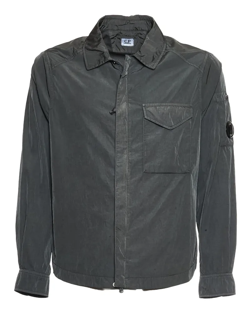 C.P. Company Chrome-R Hemdjacke mit Reißverschluss - Grau Grau