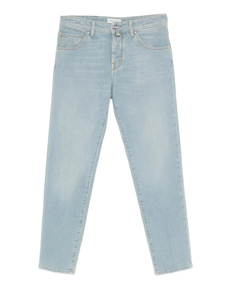 Jacob Cohën cropped slim fit jeans - Blau Blau