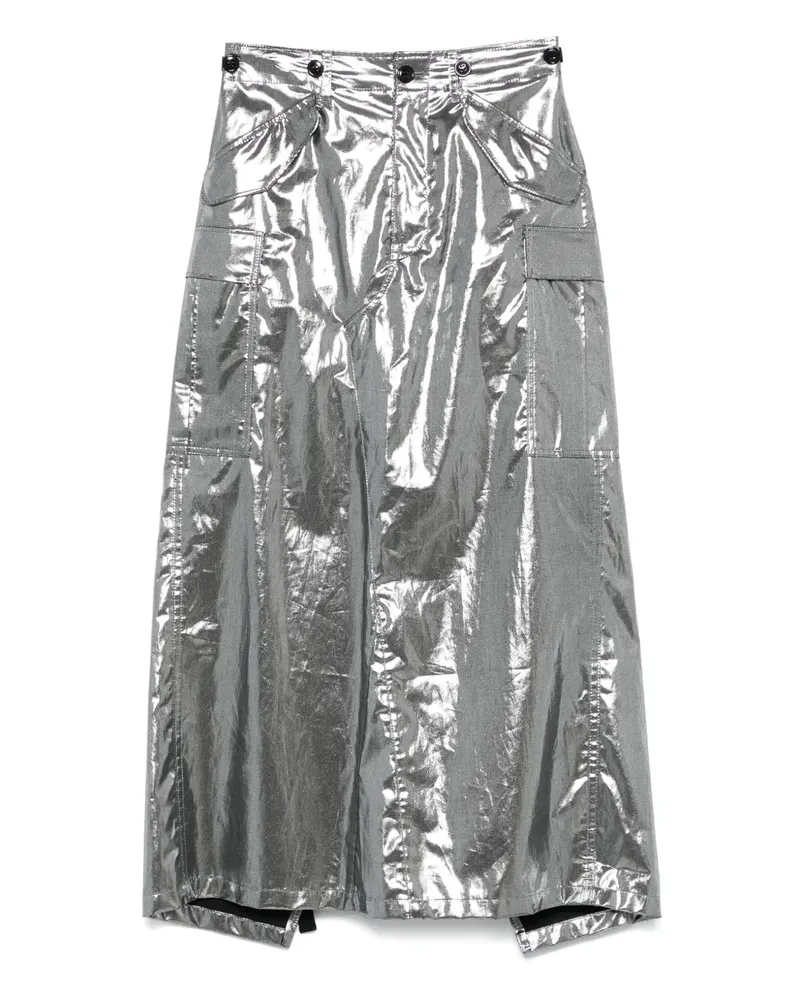 Junya Watanabe Ciré Maxirock - Silber Silber
