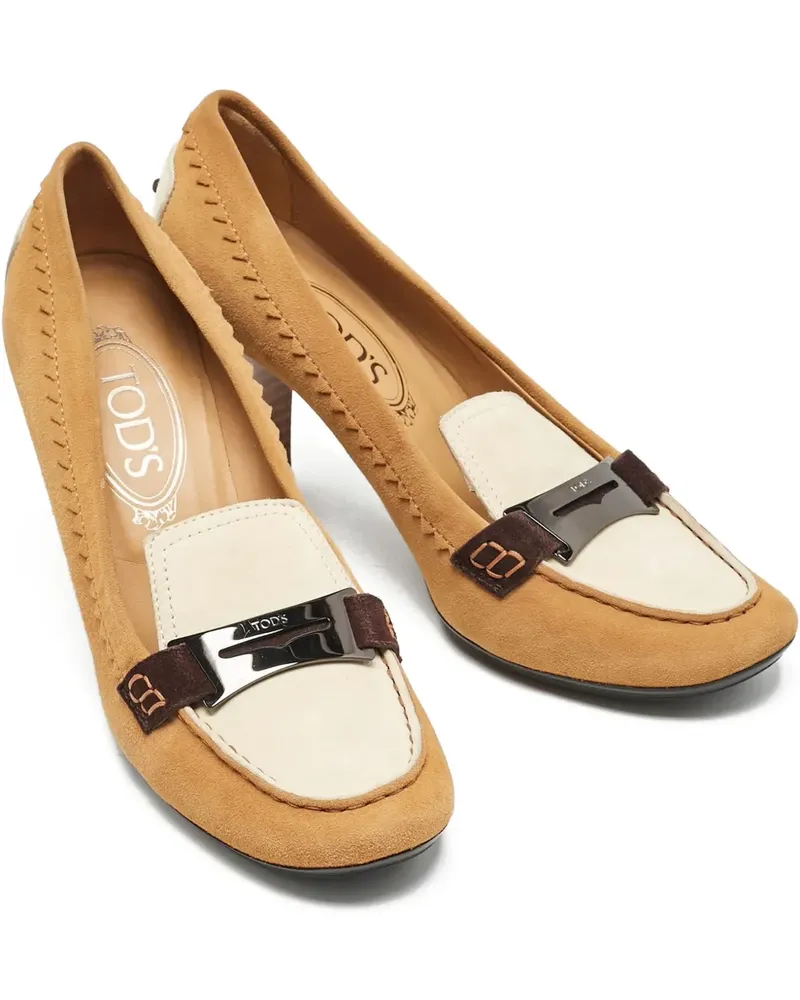 TOD'S Penny-Pumps aus Wildleder - Braun Braun