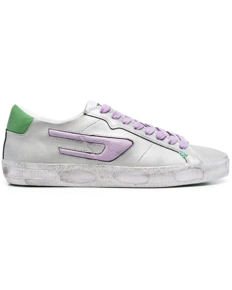 Diesel Sneakers im Used-Look - Silber Silber